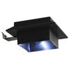 vidaXL Lampes solaires &agrave; LED carr&eacute;es d'ext&eacute;rieur 12 pcs 12 cm Noir