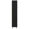 vidaXL Haut Armoire avec tiroir 2 pcs Ch&ecirc;ne noir Bois d'ing&eacute;nierie