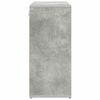 vidaXL Cabinet &agrave; chaussures avec &eacute;tag&egrave;re Gris b&eacute;ton 103 x 30 x 67 cm