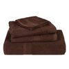 vidaXL Serviettes de toilette FROGN 2 pi&egrave;ces Marron 30x30 cm 360 g/m&sup2;