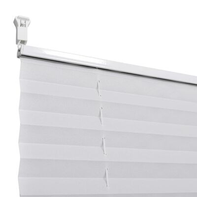 vidaXL Store plissé 50x100 cm Blanc