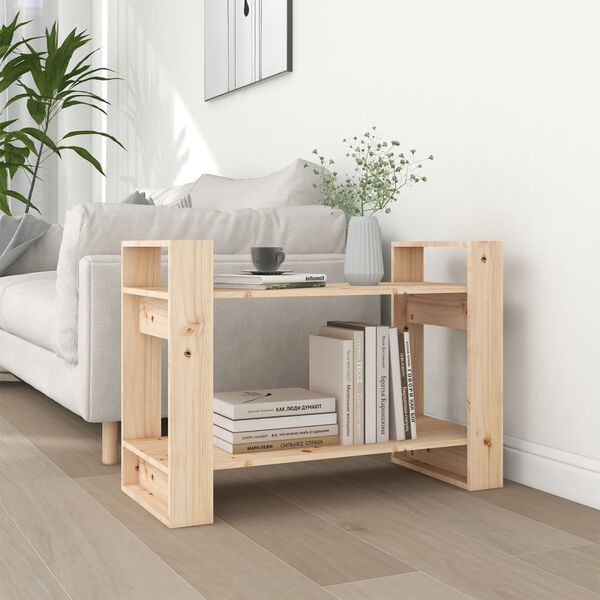 vidaXL Biblioth&egrave;que/S&eacute;parateur de pi&egrave;ce 80x35x56,5 cm Pin massif