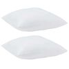 vidaXL Oreiller avec oreiller 2 pcs Blanc 61 x 41 x 20 cm Polyester