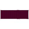 vidaXL Chaise longue de jardin avec coussin Bois d'acacia solide