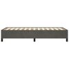 vidaXL Cadre de lit sans matelas gris fonc&eacute; 90x200 cm velours