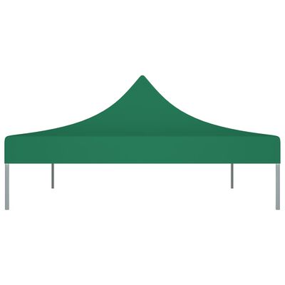 vidaXL Toit de tente de réception 4,5x3 m Vert 270 g/m²