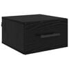 vidaXL Cabinet de chevet 35 x 35 x 20 cm Bois d'ing&eacute;nierie Ch&ecirc;ne noir