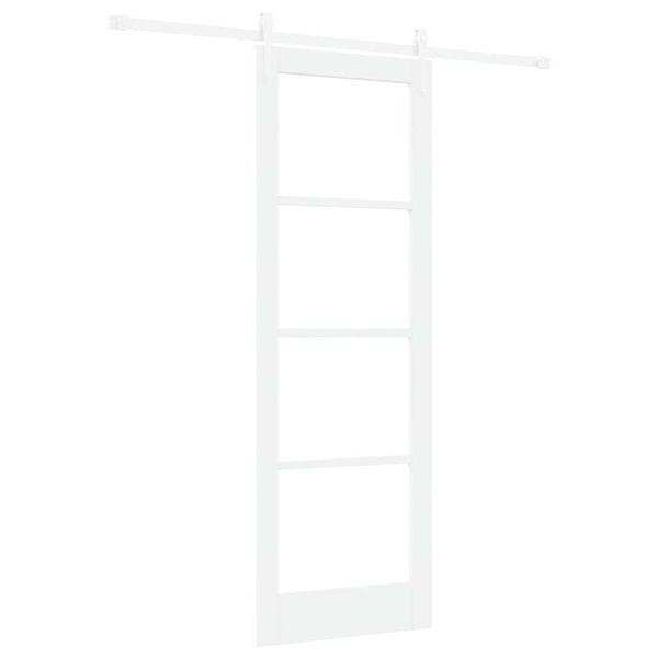 vidaXL Porte coulissante Blanc 73,5 x 211 cm