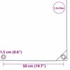 vidaXL B&acirc;che 650g / m&sup2; Vert olive 1,5 x 10 m