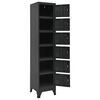 vidaXL Armoire &agrave; casiers Anthracite 38x40x180 cm Acier