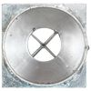 vidaXL Piquets au sol 2 pcs Argent&eacute; 8x61 cm Acier galvanis&eacute;