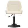 vidaXL Tabouret de bar Cr&egrave;me Velours