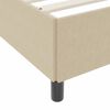 vidaXL Cadre de lit avec matelas Gris Vert Clair 120 x 200 cm tissu