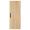 vidaXL Buffet haut Ch&ecirc;ne sonoma 34,5x34x180 cm Bois d'ing&eacute;nierie