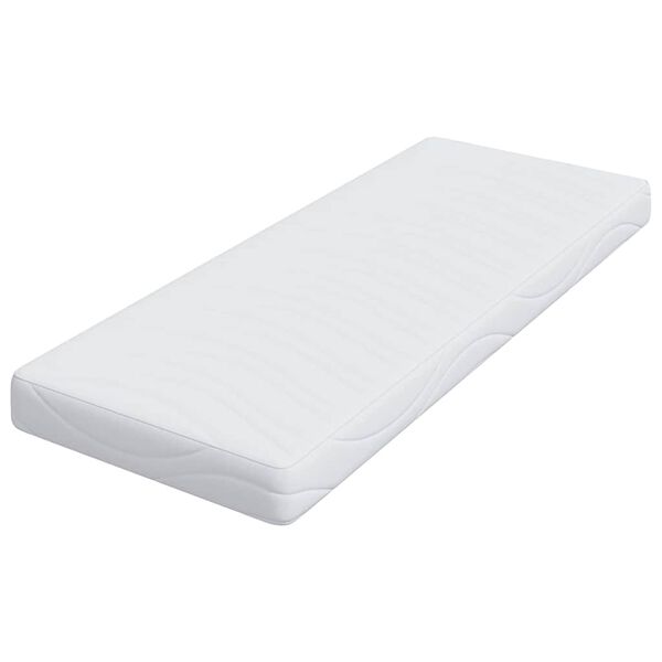 vidaXL Matelas Blanc 80 x 200 cm Tissu jacquard