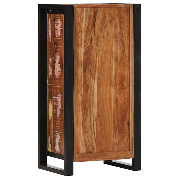 vidaXL Table de chevet 40x30x80 cm bois massif de récupération