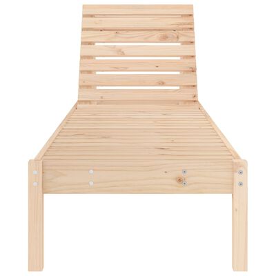 vidaXL Chaise longue 199,5x60x74 cm bois massif de pin