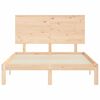 vidaXL Cadre de lit sans matelas bois de pin massif