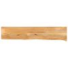 vidaXL Dessus de table &agrave; bord vivant 160x40x3,8cm bois massif manguier