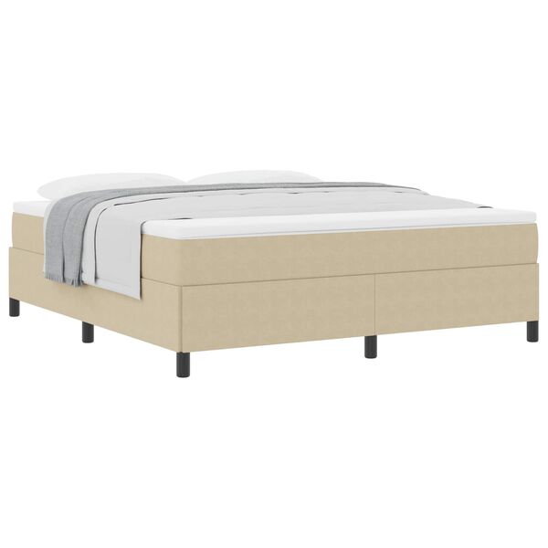 vidaXL Cadre de lit Vert gris 180 x 200 cm Tissu en velours côtelé