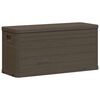 vidaXL Boîte de rangement de jardin 280 L Marron