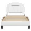vidaXL Cadre de lit Viana avec LED sans matelas blanc 90x190 cm