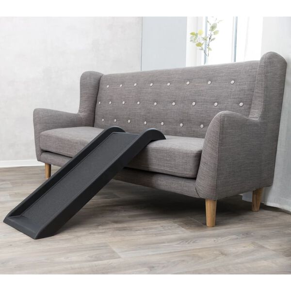 TRIXIE Rampe pour animaux de compagnie Plastique Papier de verre Noir