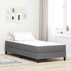 vidaXL Matelas de Lit avec matelas Gris clair 100 x 200 cm tissu