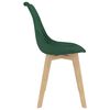 vidaXL Ensemble de salle &agrave; manger 3 pcs Vert fonc&eacute;