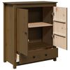 vidaXL Buffet Marron miel 83x41,5x100 cm Bois massif de pin