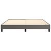 vidaXL Cadre de lit gris 160x200 cm similicuir