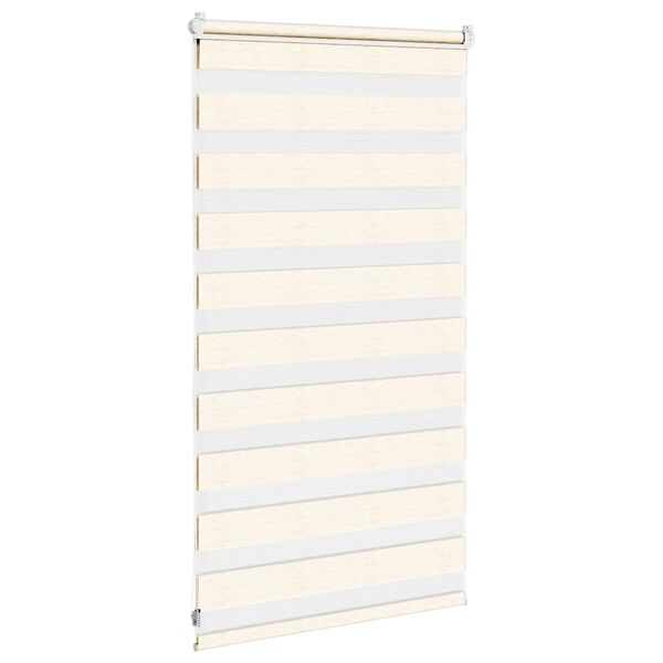 vidaXL Store z&egrave;bre beige marbr&eacute; largeur du tissu 75,9 cm polyester