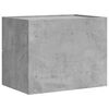 vidaXL Table de chevet murale gris b&eacute;ton 45x30x35 cm