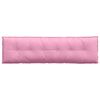 vidaXL Coussin de Dos Rose 180 x 19 x 50 cm tissu