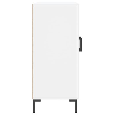 vidaXL Buffet blanc 90x34x80 cm bois d'ingénierie