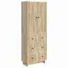 vidaXL Ensemble de Meubles 2 pcs 66 x 34,5 x 90 cm Bois d'ing&eacute;nierie