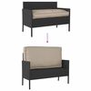 vidaXL Set de coussins de palette 2 pcs Bleu royal 100 x 40 x 8 cm