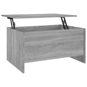 vidaXL Table basse Sonoma gris 80x55,5x41,5 cm Bois d'ing&eacute;nierie
