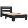vidaXL Cadre de lit sans matelas noir 100x200 cm
