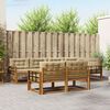 vidaXL Ensemble de canap&eacute;s d'ext&eacute;rieur 7 pcs Naturel et Beige