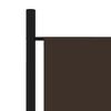 vidaXL Cloison de s&eacute;paration 5 panneaux Marron 250x180 cm