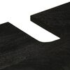 vidaXL Ensemble de meubles salle de bain 2 pcs noir bois d'ing&eacute;nierie