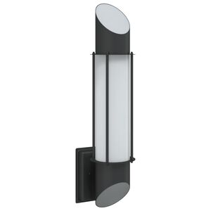 vidaXL Applique murale d'ext&eacute;rieur noir acier inoxydable