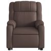 vidaXL Fauteuil inclinable marron similicuir