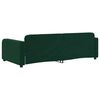 vidaXL Lit de repos sans matelas vert fonc&eacute; 90x200 cm velours