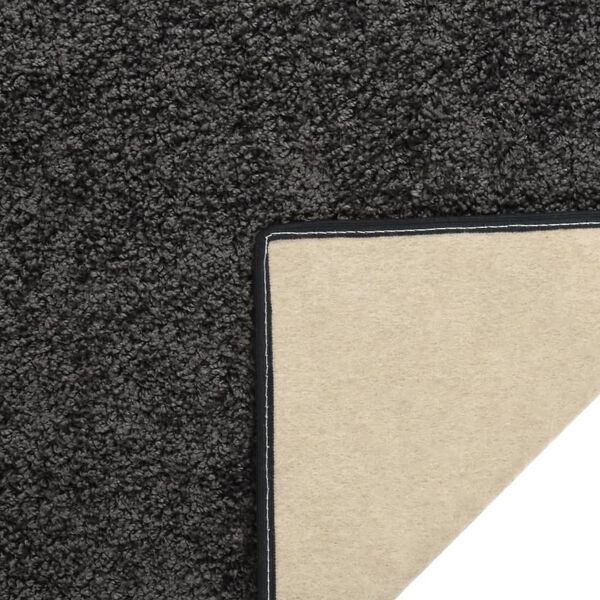 vidaXL Tapis &agrave; poils souples antid&eacute;rapant 67x180 cm Anthracite