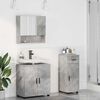 vidaXL Ensemble de mobilier de salle de bain 3 pcs Gris b&eacute;ton