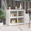 vidaXL Armoire de cuisine Blanc chaud 106 x 55 x 92 cm Pin massif