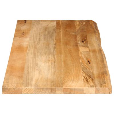 vidaXL Dessus de table à bord vivant 140x60x2,5cm bois massif manguier