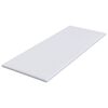 vidaXL Surmatelas Blanc 70 x 200 cm Tissu Jacquard